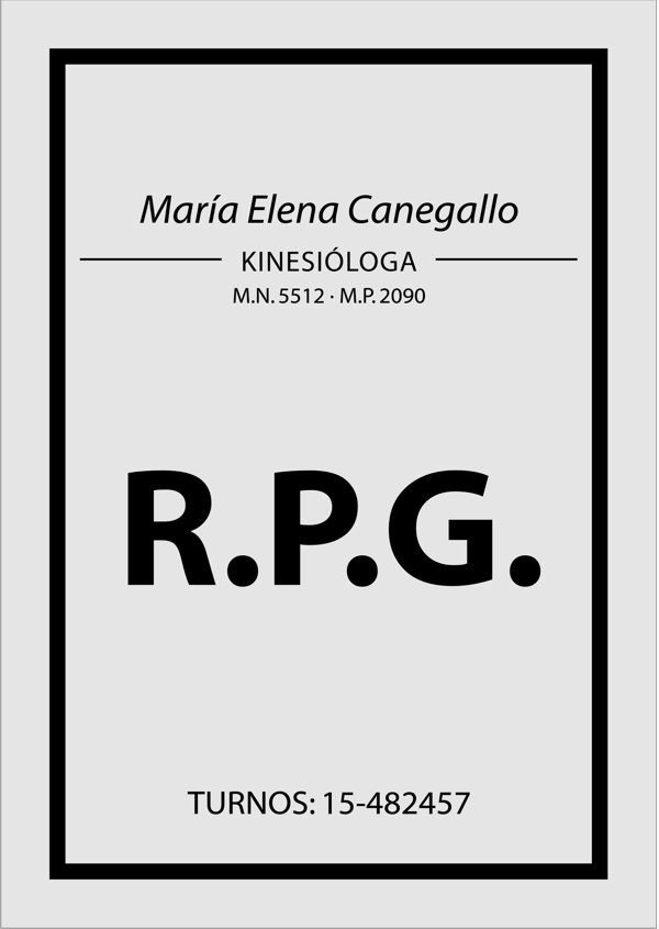 Cartel de Acrílico “María Elena Canegallo”