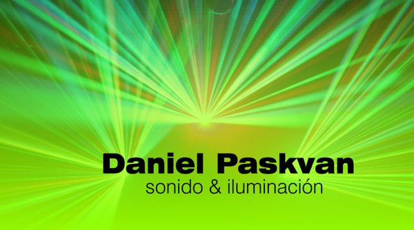 Tarjeta Personal “Daniel Paskvan”
